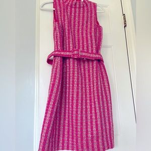 J. Crew, size 4, mock neck sheath dress in disco tweed, new with tags